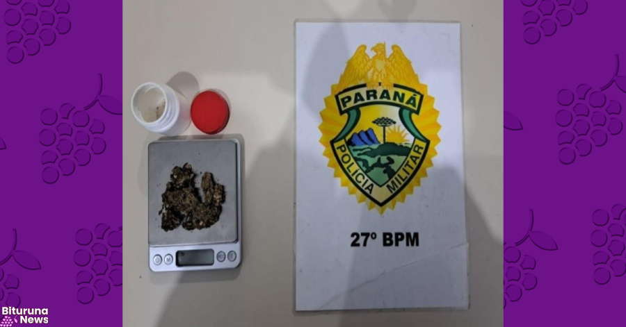 PM encontra droga com mulher durante atendimento a caso de violência doméstica em Cruz Machado
