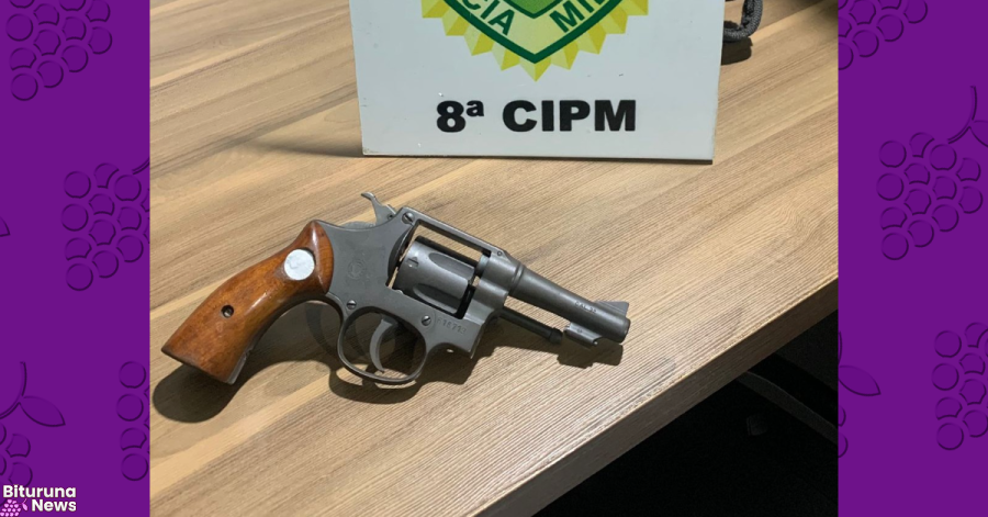 Homem é preso com revólver após denúncia em Irati