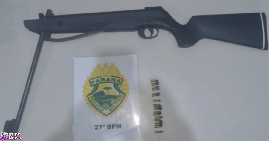 PM apreende arma modificada e munições após abordagem na BR-153