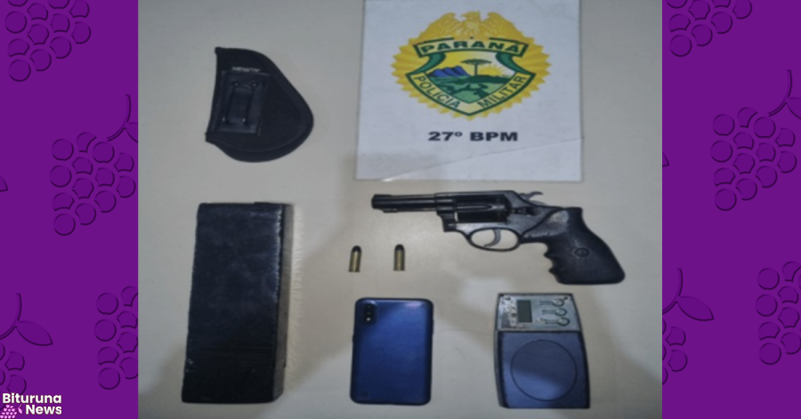ROTAM prende traficante e apreende arma de fogo em General Carneiro
