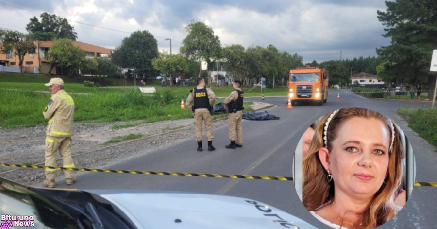 Mulher morre após ser atropelada no centro de Mallet