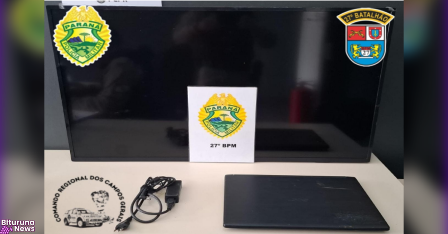 Polícia Militar recupera itens furtados do CRAS de General Carneiro