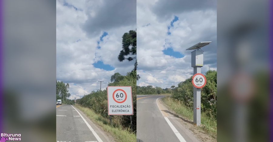 ''Curva do Taxarin'' entre Rio Azul e Mallet ganha radar de 60 km/h após histórico de acidentes