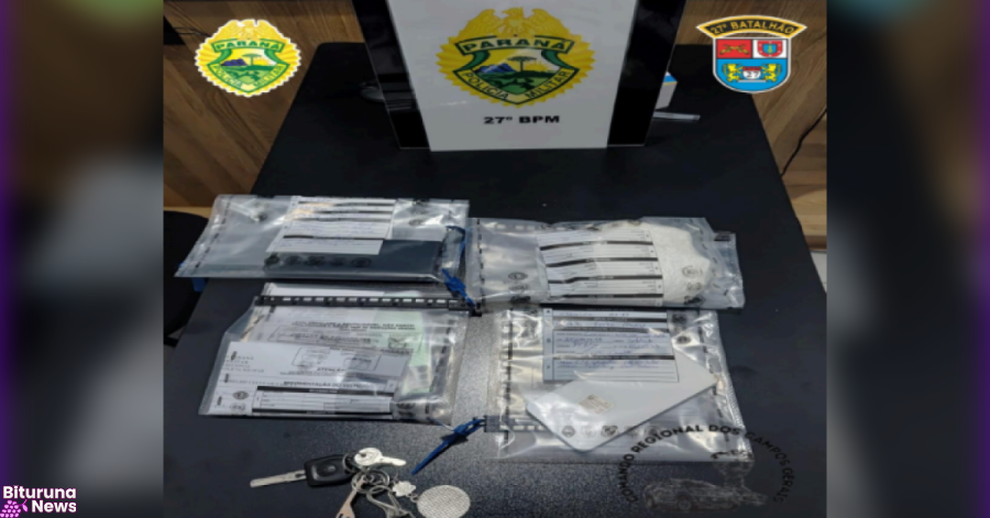 Em posto de combustíveis na BR-476, casal é preso com cocaína em São Mateus do Sul