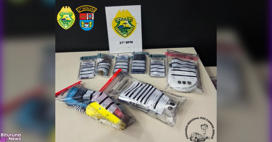 ROCAM desarticula ponto de tráfico em assistência técnica de celular em Porto Vitória