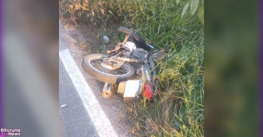 Motociclista fica ferido ao colidir na traseira de caminhão na BR-153, em Mallet