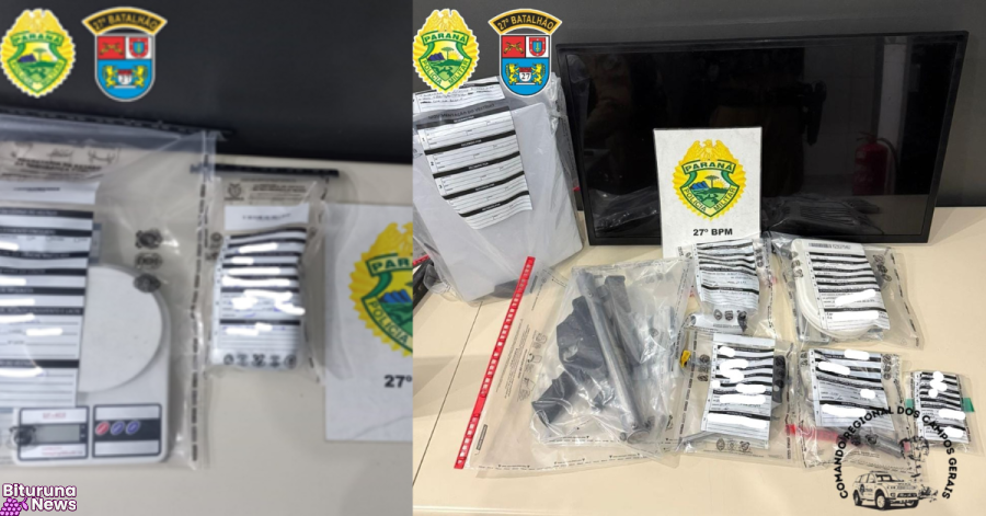 União da Vitória registra prisões, apreensão de submetralhadora e drogas em série de ocorrências na quarta-feira (20)