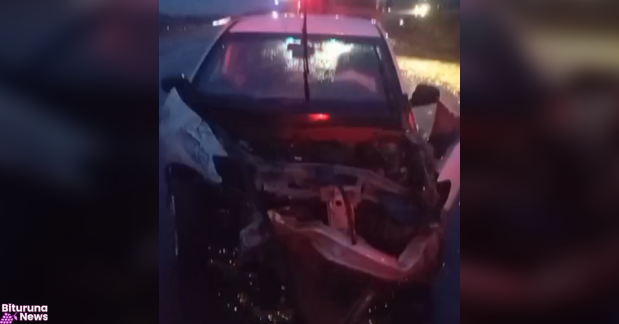 Colisão entre veículos deixa um ferido leve na BR-153 em General Carneiro
