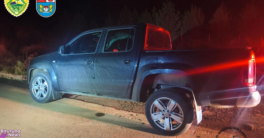 Perseguição na BR-153 termina com recuperação de caminhonete roubada em Caçador