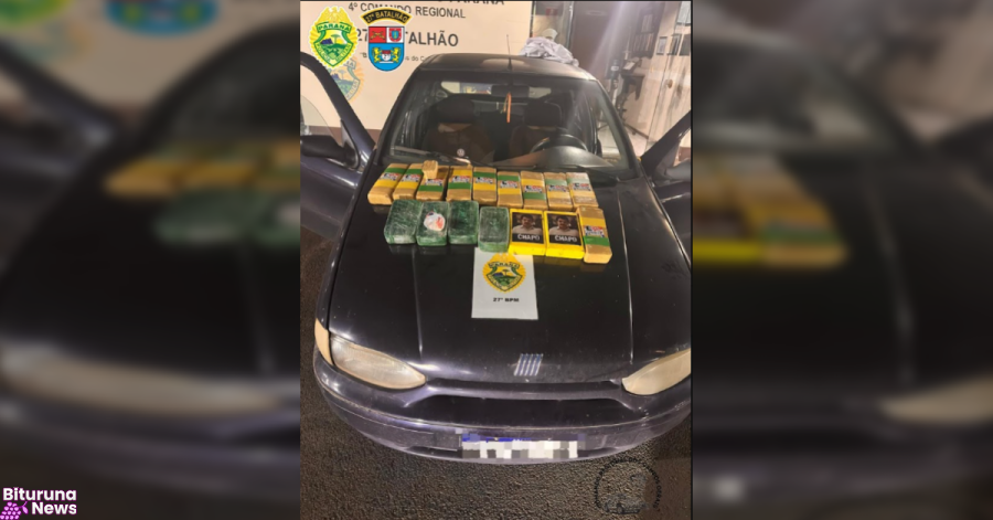 Mulher é presa com mais de 14 kg de drogas em União da Vitória