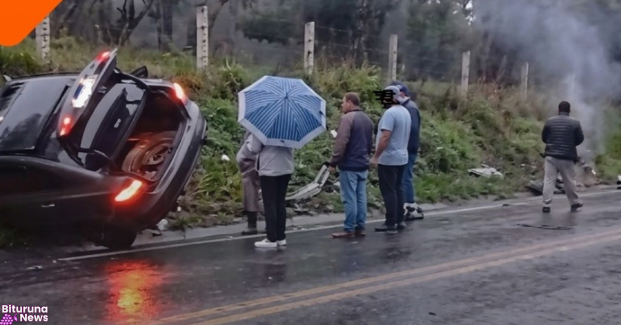 Acidente na PR-151: médico fica ferido após colisão frontal com carreta em São Mateus do Sul