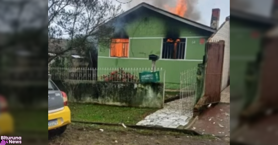 Idosa acamada morre carbonizada durante incêndio em residência em Irati