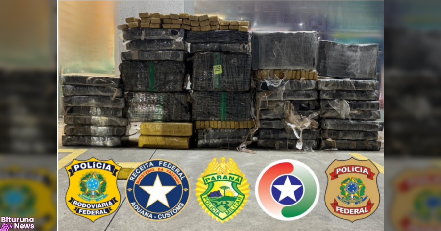 Megaoperação em União da Vitória apreende 700 kg de maconha e prende suspeito