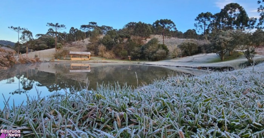 General Carneiro atinge -4,8°C e Paraná bate novos recordes de frio; saiba até quando vai durar