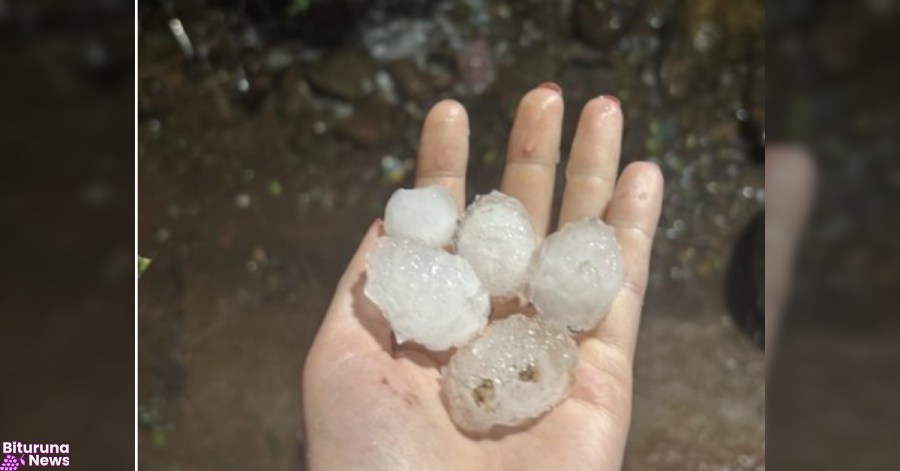 Granizo e ventania danificam telhados de casas em General Carneiro