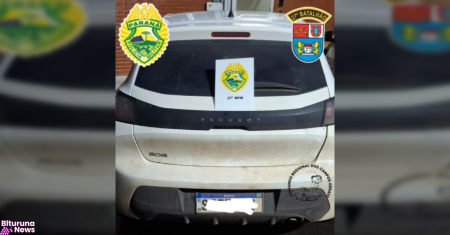 De SP a General Carneiro: a viagem que acabou com a prisão de um motorista que dirigia carro furtado