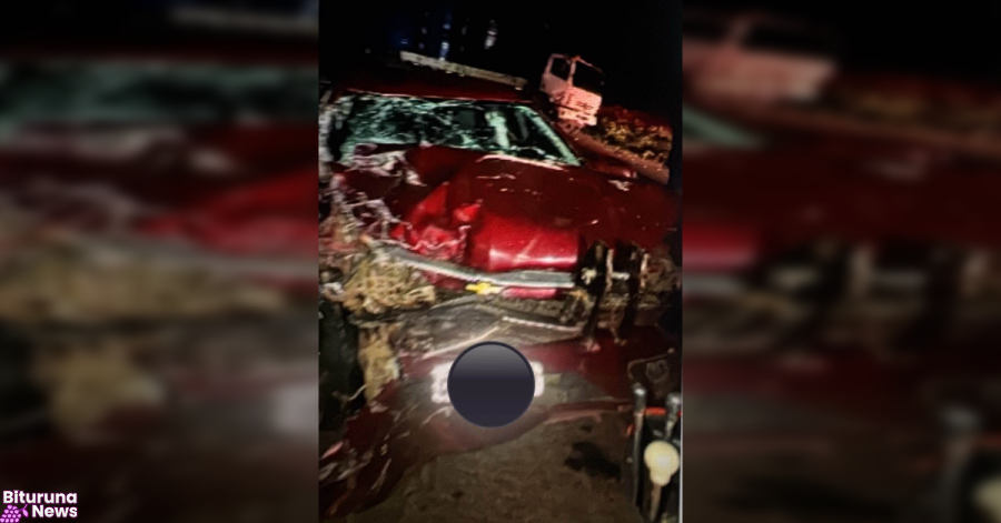 Colisão frontal entre caminhão e Chevrolet Onix deixa ferido na PR-170, em Pinhão