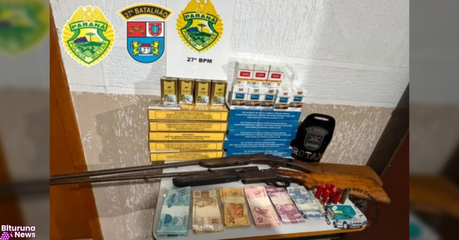 Dois foragidos são presos durante patrulhamento em Cruz Machado