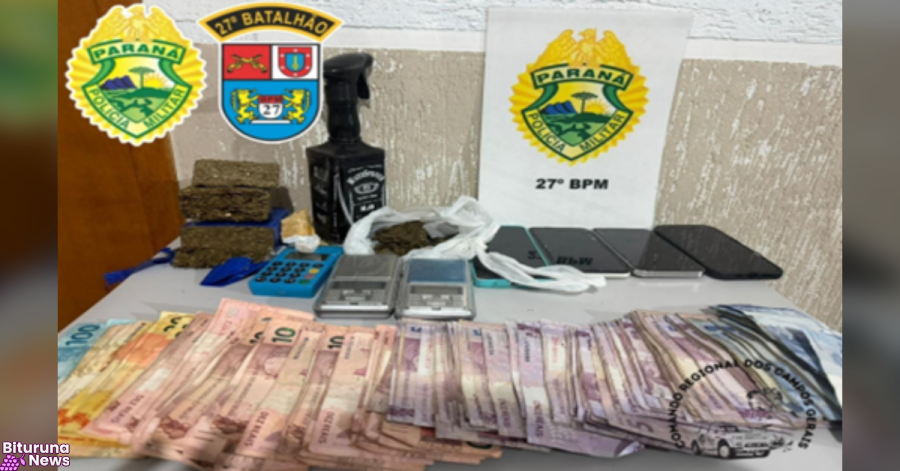 ROTAM prende três pessoas e apreende drogas em dois bairros de União da Vitória