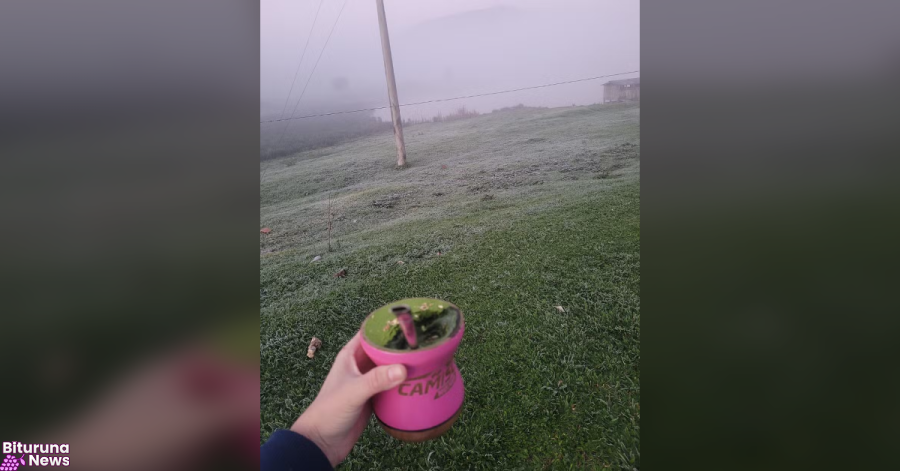 Paraná amanhece com geada e 0,8°C em General Carneiro