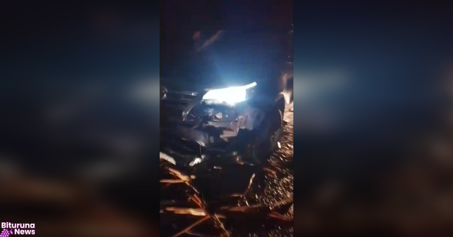 Temporal derruba árvore na pista e SUV colide na PR-170 entre General Carneiro e Bituruna