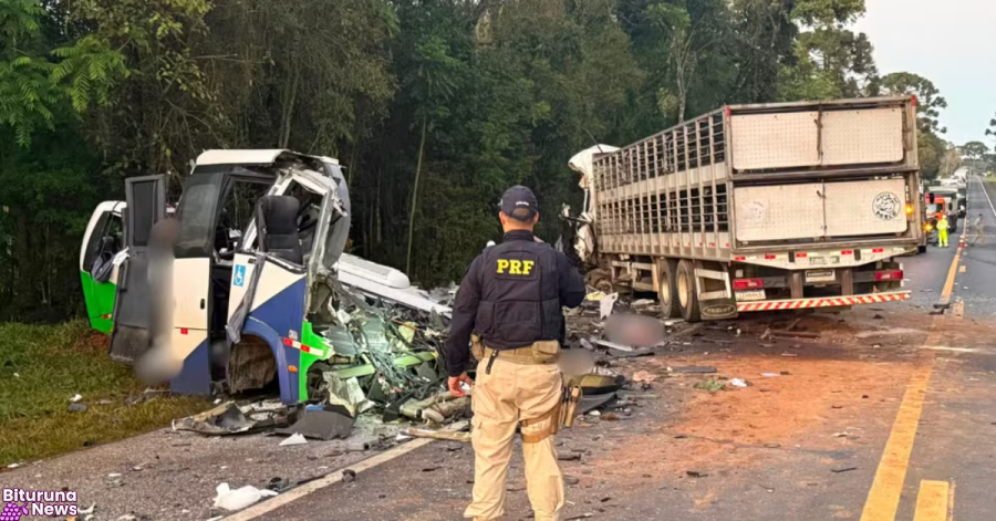 Inquérito sobre acidente que matou 23 pessoas na BR-373 aponta falhas dos dois motoristas